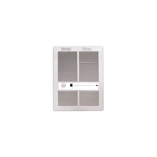 Tpi Fan Forced Wall Heater With Summer Fan Switch, 240V, 4800W, White